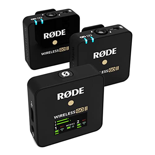 RØDE Wireless Go II Dual Channel Wireless System with Built-in Microphones