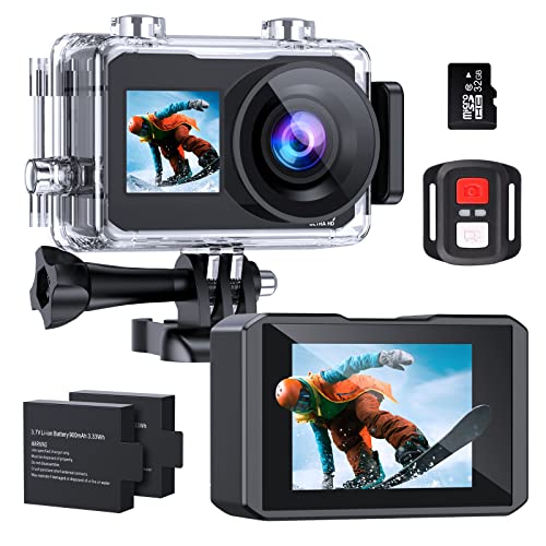 Action Camera 4K30FPS,40m/131ft Ultra HD Underwater Cameras,